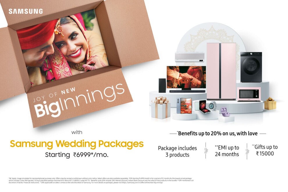 Samsung Launches 'New BigInnings' for Enhanced Wedding Home Setups