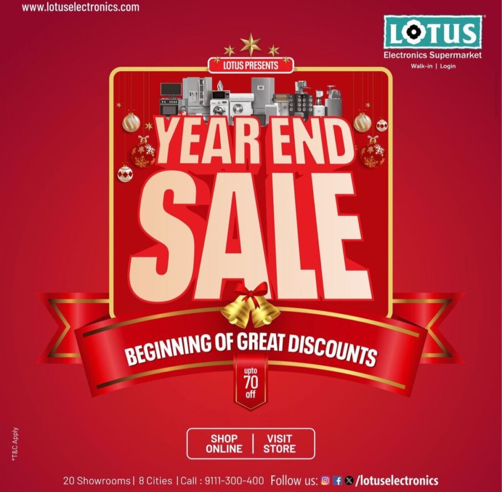 Lotus Electronics Announces Major Discounts for Year-End Sale
