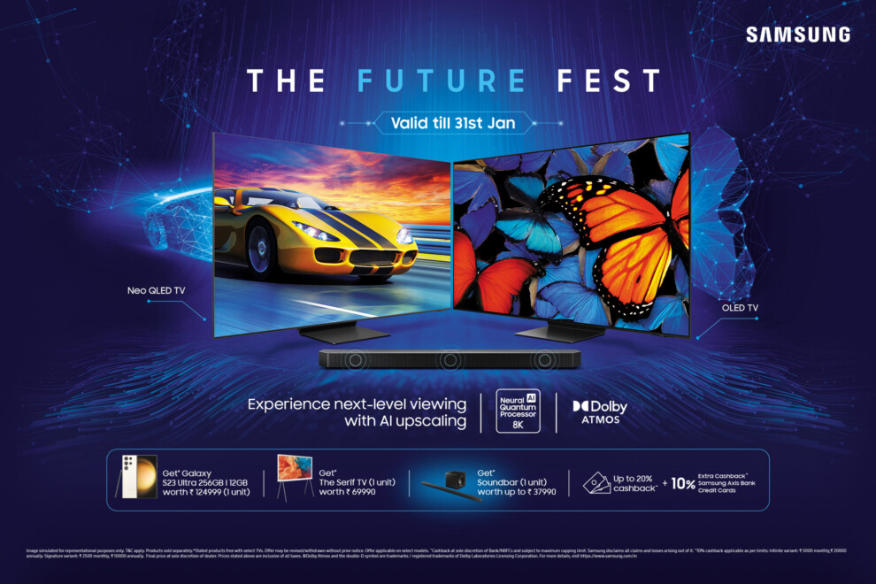 Samsung's 'Future Fest' Exciting Offers on Advanced TV Technology