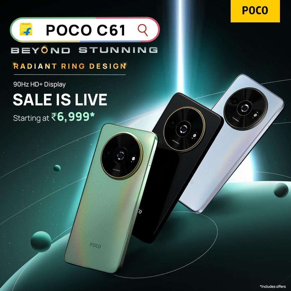 POCO C61 Hits Market with Affordable Pricing