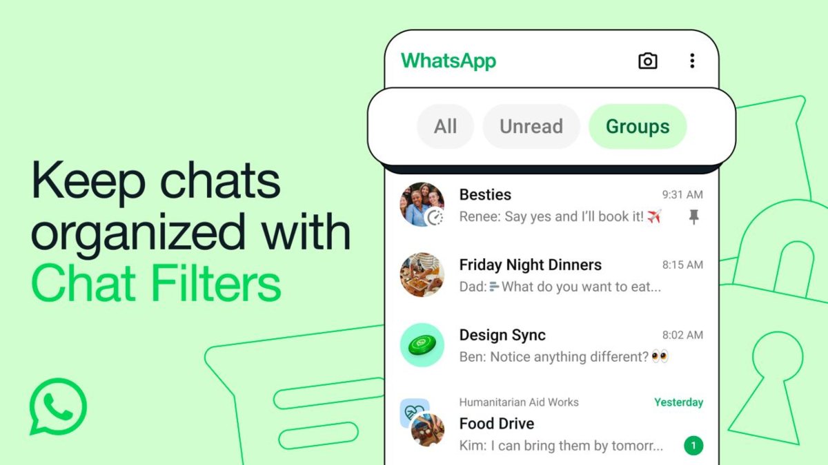 WhatsApp Introduces Time-Saving Chat Filters