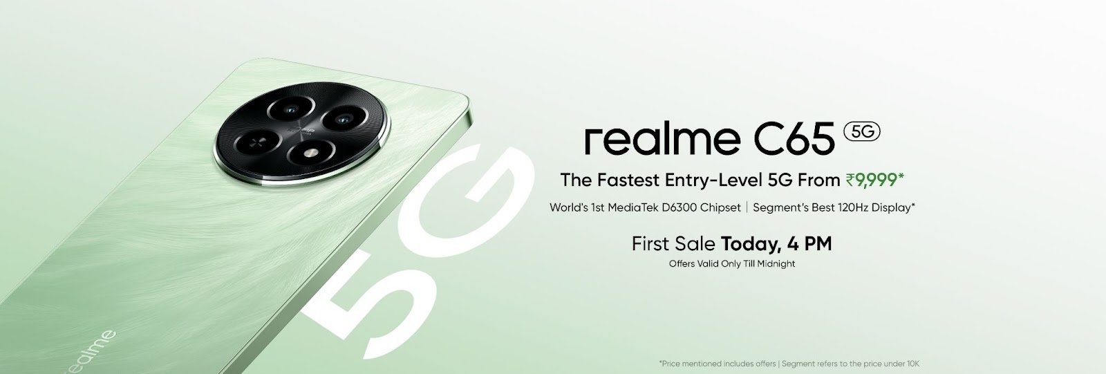realme C65 5G Launch: Entry-Level Smartphone with Cutting-Edge Features