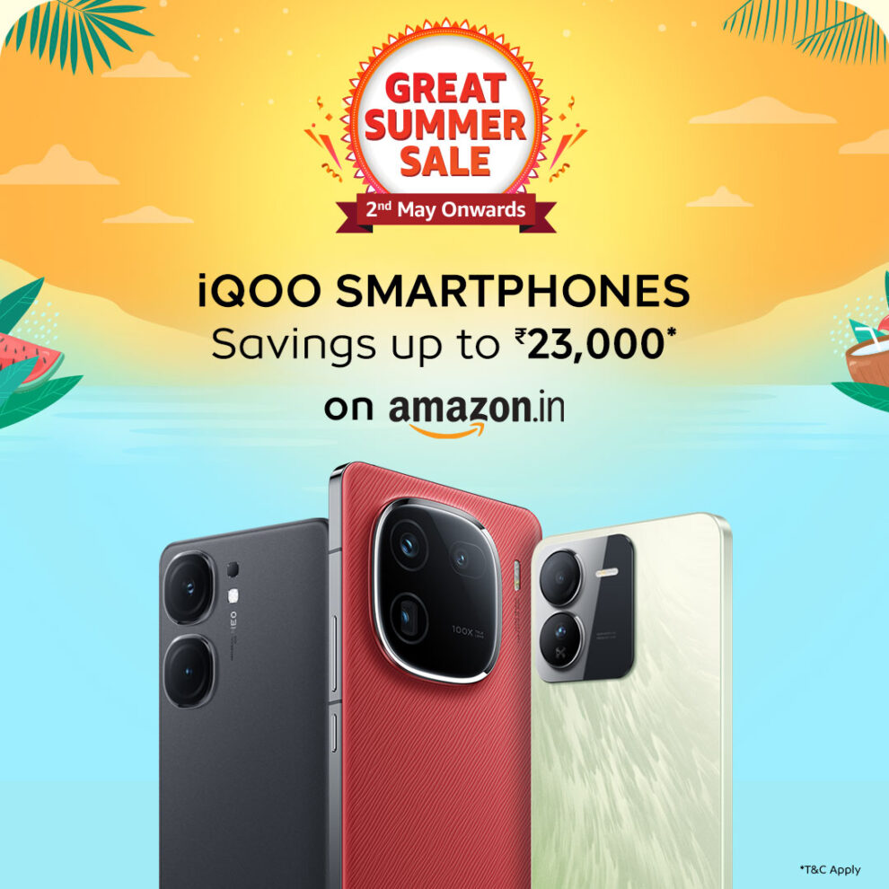 iQOO Offers Big Discounts on Smartphones During Amazon's Summer Sale